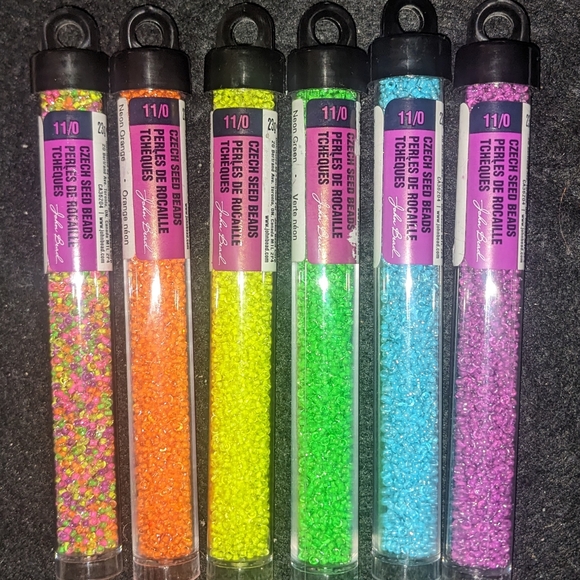 John Bead Glass Seed Beads lot; 37 Tubes of Sz 11/0 in 23 Gram Tubes - Picture 2 of 10